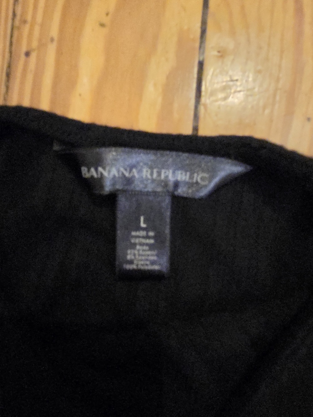 Banana Republic Black Long Puff Sleeve Ribbed Bodysuit - Picture 5 of 5